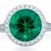 Tiffany Diamond and Emerald Ring
