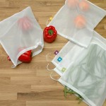 Reusable Mesh Bag with Produce from Reuseit