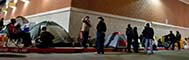 Black Friday Shoppers Camping Out at Store