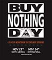 Buy Nothing Day Black Poster