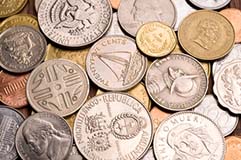 Coins of Various Currencies