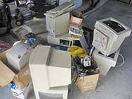 Old Electronics Stored in Garage - Photo: Jo Mangee