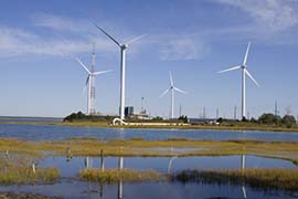 Community Energy Wind Farm in Atlantic City, NJ - Photo: Bill Wolfe