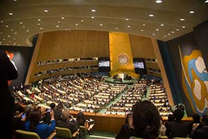 General Assembly Hall during U.N. Climate Summit 2014 - Photo: U.N 