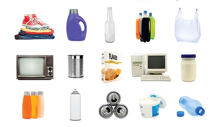 Recyclable Items Poster - America Recycles Day