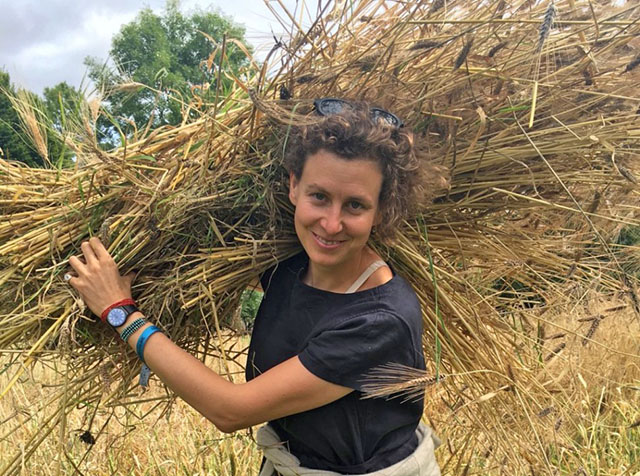 Severine von Tscharner Fleming Carrying Harvested Grass