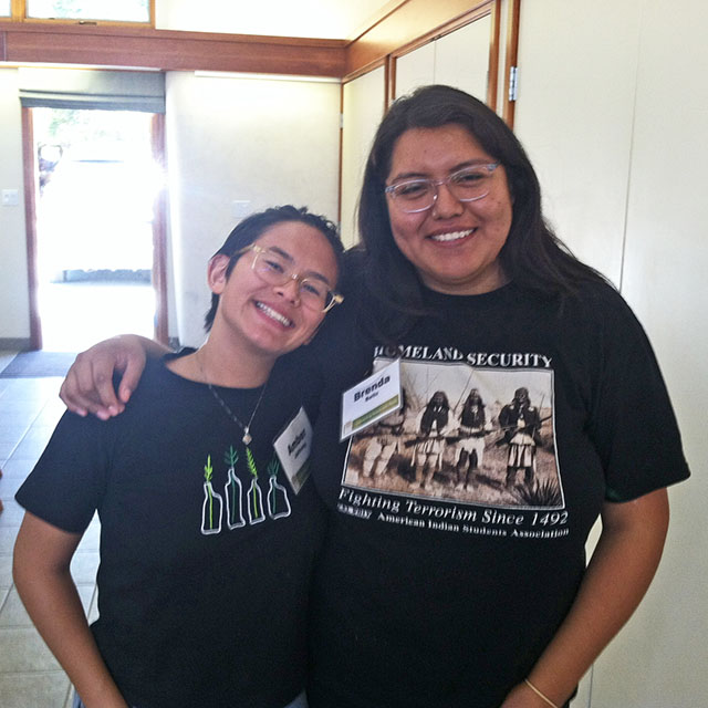 Two Volunteer Cooks at Chumash Kitchen July 2018