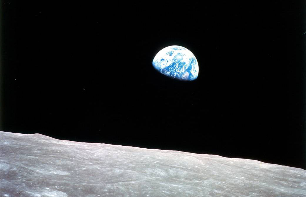 Earthrise - NASA Apollo 8 Mission, December 24, 1968